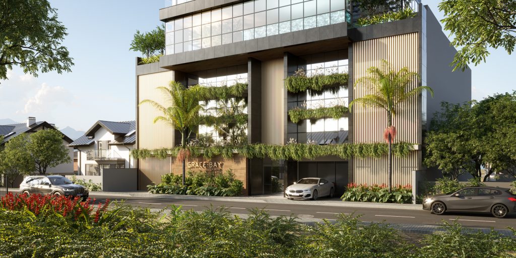 Fachada de predio em Piçarras