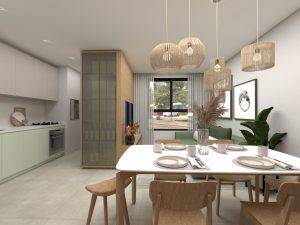 Sala de Jantar + Cozinha