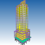 Projeto Estrutural de um predio em Piçarras / SC