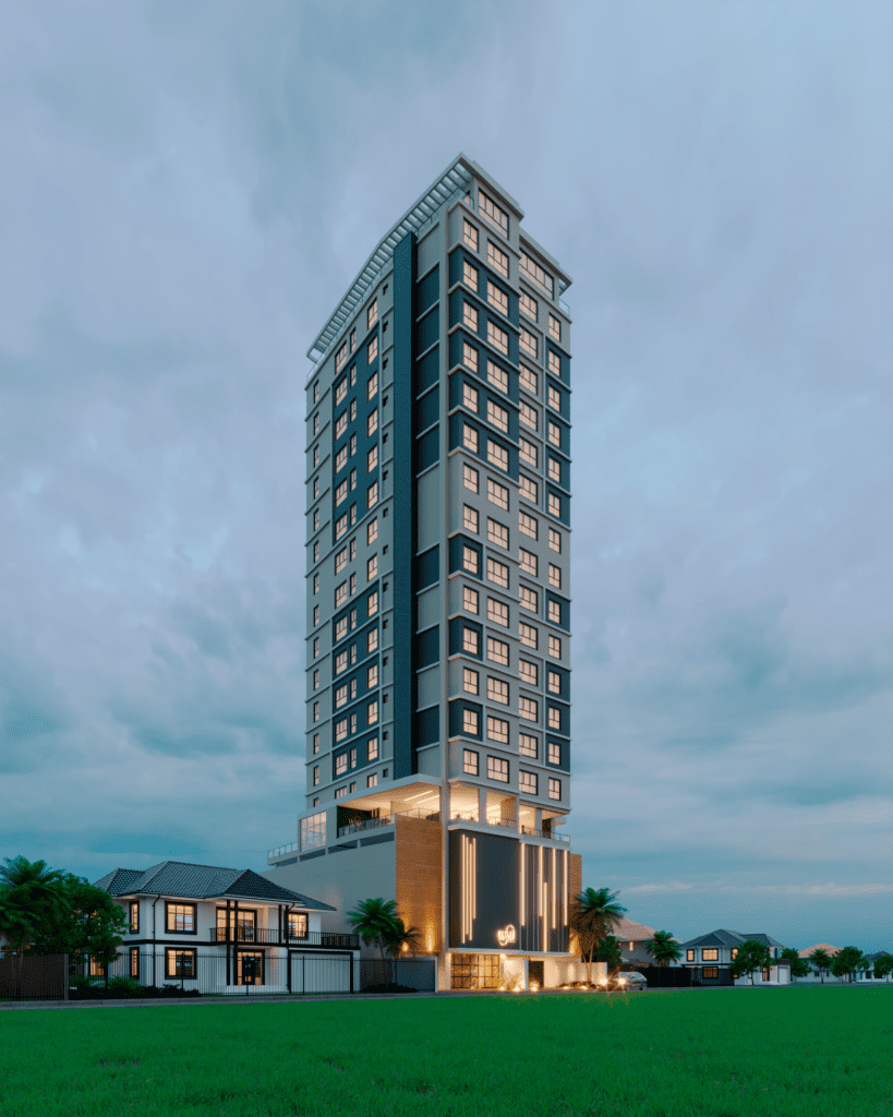 Projeto de edifício residencial em Balneário Piçarras - WGB