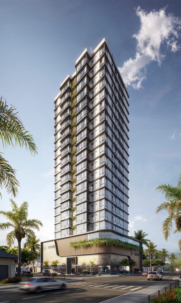 Projeto arquitetônico de edifício residencial em Balneário Piçarras com tecnologia BIM - WGB Engenharia e Arquitetura