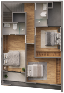CASA B - 2º PAVIMENTO