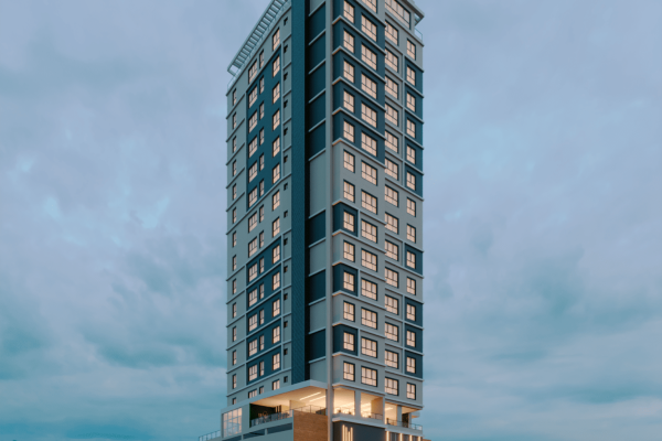 Projeto de edifício residencial em Balneário Piçarras - WGB