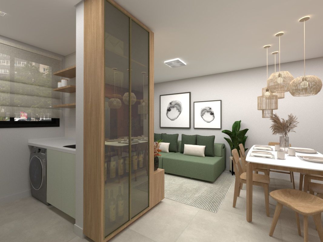 lavanderia + sala de jantar