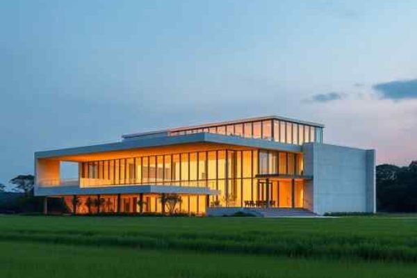{"prompt":"professional architectural photography of a high-end modern commercial facility in brazilian farmland landscape with cinematic lighting sharp focus photorealistic concrete and glass structure luxury design estate exterior","originalPrompt":"professional architectural photography of a high-end modern commercial facility in brazilian farmland landscape with cinematic lighting sharp focus photorealistic concrete and glass structure luxury design estate exterior","width":512,"height":512,"seed":42,"model":"flux","safe":false,"quality":"medium","image":[],"transparent":false,"reasoning":"balanced","audio":true,"dimensionsExplicit":true,"isMature":false,"isChild":false,"trackingData":{"actualModel":"flux","usage":{"completionImageTokens":1,"totalTokenCount":1}}}