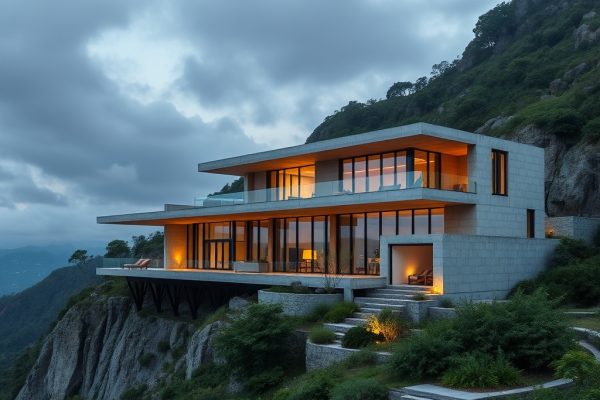 {"prompt":"professional architectural photography of a high-end modern residence built on a steep mountain slope in Brazil luxury estate exterior with panoramic views cinematic lighting sharp focus photorealistic structures of concrete and steel integrated with nature","originalPrompt":"professional architectural photography of a high-end modern residence built on a steep mountain slope in Brazil luxury estate exterior with panoramic views cinematic lighting sharp focus photorealistic structures of concrete and steel integrated with nature","seed":42,"model":"flux","safe":false,"quality":"medium","image":[],"transparent":false,"reasoning":"balanced","audio":true,"width":1024,"height":1024,"dimensionsExplicit":false,"has_nsfw_concept":false,"concept":null,"trackingData":{"actualModel":"flux","usage":{"completionImageTokens":1,"totalTokenCount":1}}}