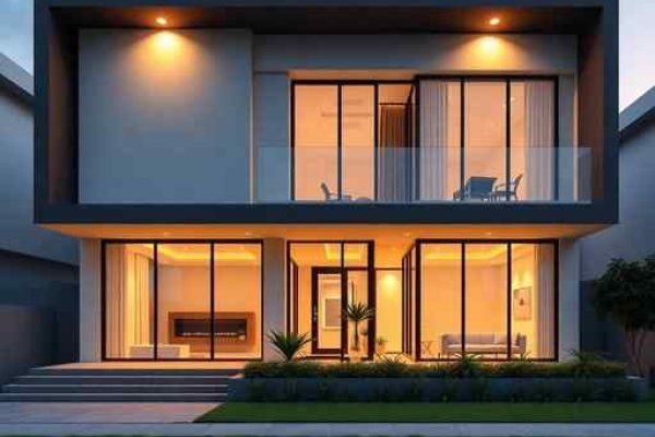 {"prompt":"professional architectural photography of a high-end modern residential facade in brazil with minimalist design warm cinematic lighting large glass windows luxurious finishings sharp focus photorealistic 8k","originalPrompt":"professional architectural photography of a high-end modern residential facade in brazil with minimalist design warm cinematic lighting large glass windows luxurious finishings sharp focus photorealistic 8k","width":512,"height":512,"seed":42,"model":"flux","safe":false,"quality":"medium","image":[],"transparent":false,"reasoning":"balanced","audio":true,"dimensionsExplicit":true,"isMature":false,"isChild":false,"trackingData":{"actualModel":"flux","usage":{"completionImageTokens":1,"totalTokenCount":1}}}