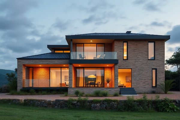 {"prompt":"professional architectural photography of a high-end residential house in brazilian countryside landscape with modern brick masonry facade cinematic lighting sharp focus photorealistic well-organized construction site background luxury estate exterior","originalPrompt":"professional architectural photography of a high-end residential house in brazilian countryside landscape with modern brick masonry facade cinematic lighting sharp focus photorealistic well-organized construction site background luxury estate exterior","seed":42,"model":"flux","safe":false,"quality":"medium","image":[],"transparent":false,"reasoning":"balanced","audio":true,"width":1024,"height":1024,"dimensionsExplicit":false,"has_nsfw_concept":false,"concept":null,"trackingData":{"actualModel":"flux","usage":{"completionImageTokens":1,"totalTokenCount":1}}}
