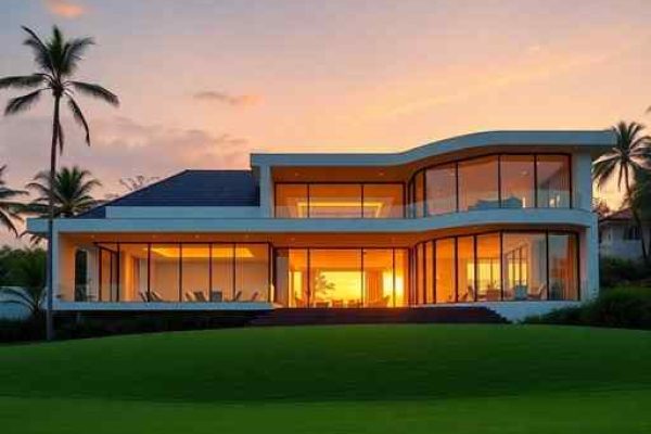 {"prompt":"professional architectural photography of a luxury country club estate in brazil, high-end residential design, modern architecture with panoramic windows, cinematic lighting, lush green landscape, sharp focus, photorealistic, warm sunset glow over the structure","originalPrompt":"professional architectural photography of a luxury country club estate in brazil, high-end residential design, modern architecture with panoramic windows, cinematic lighting, lush green landscape, sharp focus, photorealistic, warm sunset glow over the structure","width":512,"height":512,"seed":42,"model":"flux","safe":false,"quality":"medium","image":[],"transparent":false,"reasoning":"balanced","audio":true,"dimensionsExplicit":true,"isMature":false,"isChild":false,"trackingData":{"actualModel":"flux","usage":{"completionImageTokens":1,"totalTokenCount":1}}}