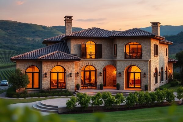 {"prompt":"professional architectural photography of a luxury italian-inspired villa in southern brazil hills high-end residential design with stone facade and arched windows cinematic lighting at golden hour lush vineyard landscape in the background sharp focus photorealistic","originalPrompt":"professional architectural photography of a luxury italian-inspired villa in southern brazil hills high-end residential design with stone facade and arched windows cinematic lighting at golden hour lush vineyard landscape in the background sharp focus photorealistic","seed":42,"model":"flux","safe":false,"quality":"medium","image":[],"transparent":false,"reasoning":"balanced","audio":true,"width":1024,"height":1024,"dimensionsExplicit":false,"has_nsfw_concept":false,"concept":null,"trackingData":{"actualModel":"flux","usage":{"completionImageTokens":1,"totalTokenCount":1}}}