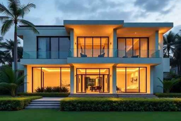 {"prompt":"professional architectural photography of a luxury modern estate in Brazil with imposing facade high-end residential design warm cinematic lighting lush green landscaping photorealistic sharp focus elegant minimalist architectural details","originalPrompt":"professional architectural photography of a luxury modern estate in Brazil with imposing facade high-end residential design warm cinematic lighting lush green landscaping photorealistic sharp focus elegant minimalist architectural details","width":512,"height":512,"seed":42,"model":"flux","safe":false,"quality":"medium","image":[],"transparent":false,"reasoning":"balanced","audio":true,"dimensionsExplicit":true,"isMature":false,"isChild":false,"trackingData":{"actualModel":"flux","usage":{"completionImageTokens":1,"totalTokenCount":1}}}