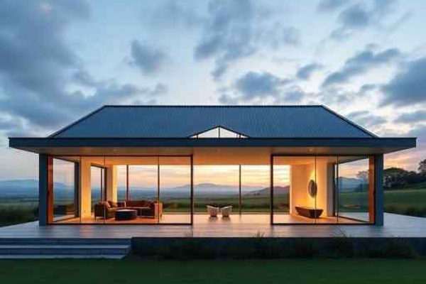 {"prompt":"professional architectural photography of a luxury modern farmhouse in brazil, high-end residential design, cinematic lighting, large glass facades overlooking fields, minimalist interiors, sharp focus, photorealistic, 8k resolution","originalPrompt":"professional architectural photography of a luxury modern farmhouse in brazil, high-end residential design, cinematic lighting, large glass facades overlooking fields, minimalist interiors, sharp focus, photorealistic, 8k resolution","width":512,"height":512,"seed":42,"model":"flux","safe":false,"quality":"medium","image":[],"transparent":false,"reasoning":"balanced","audio":true,"dimensionsExplicit":true,"isMature":false,"isChild":false,"trackingData":{"actualModel":"flux","usage":{"completionImageTokens":1,"totalTokenCount":1}}}
