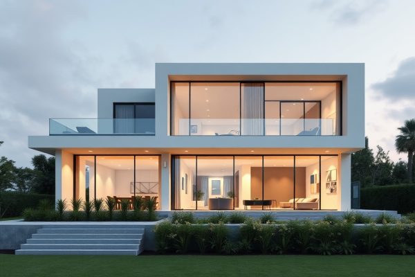 {"prompt":"professional architectural photography of a luxury modern house on flat terrain high-end residential design minimalist facade with large glass panels cinematic lighting lush landscaped garden sharp focus photorealistic render","originalPrompt":"professional architectural photography of a luxury modern house on flat terrain high-end residential design minimalist facade with large glass panels cinematic lighting lush landscaped garden sharp focus photorealistic render","seed":42,"model":"flux","safe":false,"quality":"medium","image":[],"transparent":false,"reasoning":"balanced","audio":true,"width":1024,"height":1024,"dimensionsExplicit":false,"has_nsfw_concept":false,"concept":null,"trackingData":{"actualModel":"flux","usage":{"completionImageTokens":1,"totalTokenCount":1}}}