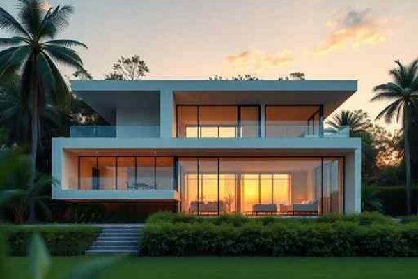 {"prompt":"professional architectural photography of a luxury modern mansion in brazil surrounded by lush greenery high-end residential design minimalist glass facade cinematic lighting during sunset sharp focus photorealistic 8k ultra-modern structure","originalPrompt":"professional architectural photography of a luxury modern mansion in brazil surrounded by lush greenery high-end residential design minimalist glass facade cinematic lighting during sunset sharp focus photorealistic 8k ultra-modern structure","width":512,"height":512,"seed":42,"model":"flux","safe":false,"quality":"medium","image":[],"transparent":false,"reasoning":"balanced","audio":true,"dimensionsExplicit":true,"isMature":false,"isChild":false,"trackingData":{"actualModel":"flux","usage":{"completionImageTokens":1,"totalTokenCount":1}}}