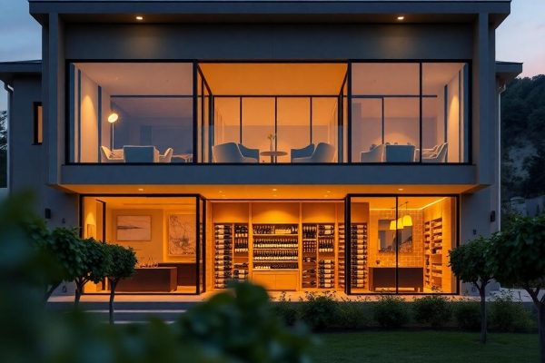 {"prompt":"professional architectural photography of a luxury modern villa in a vineyard setting high-end residential design with floor to ceiling glass windows warm cinematic lighting highlighting a sophisticated wine cellar display sharp focus photorealistic estate exterior at dusk","originalPrompt":"professional architectural photography of a luxury modern villa in a vineyard setting high-end residential design with floor to ceiling glass windows warm cinematic lighting highlighting a sophisticated wine cellar display sharp focus photorealistic estate exterior at dusk","seed":42,"model":"flux","safe":false,"quality":"medium","image":[],"transparent":false,"reasoning":"balanced","audio":true,"width":1024,"height":1024,"dimensionsExplicit":false,"isMature":false,"isChild":false,"trackingData":{"actualModel":"flux","usage":{"completionImageTokens":1,"totalTokenCount":1}}}