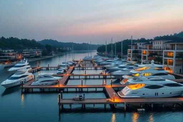 {"prompt":"professional architectural photography of a luxury river marina with modern piers and high-end yacht facilities at dusk with cinematic warm lighting elegant minimalist architectural structures lush greenery background high-end residential design aesthetic sharp focus photorealistic 8k","originalPrompt":"professional architectural photography of a luxury river marina with modern piers and high-end yacht facilities at dusk with cinematic warm lighting elegant minimalist architectural structures lush greenery background high-end residential design aesthetic sharp focus photorealistic 8k","width":512,"height":512,"seed":42,"model":"flux","safe":false,"quality":"medium","image":[],"transparent":false,"reasoning":"balanced","audio":true,"dimensionsExplicit":true,"isMature":false,"isChild":false,"trackingData":{"actualModel":"flux","usage":{"completionImageTokens":1,"totalTokenCount":1}}}