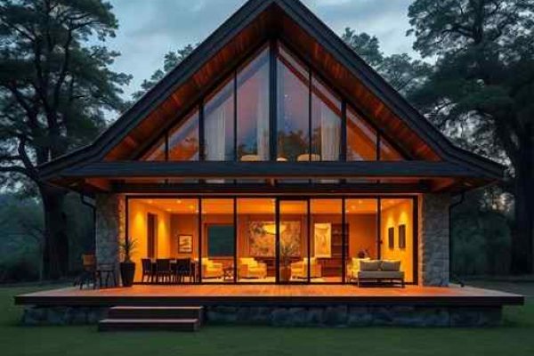 {"prompt":"professional architectural photography of a luxury rustic-chic cabin in brazilian nature high-end residential design warm cinematic lighting large glass facades elegant minimalist interiors photorealistic sharp focus detailed wood and stone textures","originalPrompt":"professional architectural photography of a luxury rustic-chic cabin in brazilian nature high-end residential design warm cinematic lighting large glass facades elegant minimalist interiors photorealistic sharp focus detailed wood and stone textures","width":512,"height":512,"seed":42,"model":"flux","safe":false,"quality":"medium","image":[],"transparent":false,"reasoning":"balanced","audio":true,"dimensionsExplicit":true,"isMature":false,"isChild":false,"trackingData":{"actualModel":"flux","usage":{"completionImageTokens":1,"totalTokenCount":1}}}