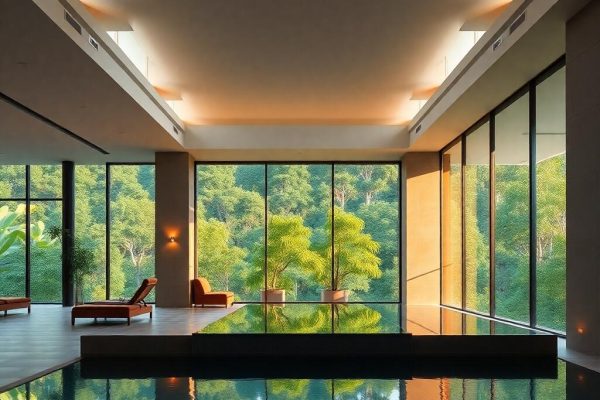 {"prompt":"professional architectural photography of a luxury thermal resort in brazil, modern minimalist architectural design, large floor-to-ceiling windows overlooking lush greenery, warm cinematic lighting, high-end residential materials, photorealistic, 8k resolution, sharp focus","originalPrompt":"professional architectural photography of a luxury thermal resort in brazil, modern minimalist architectural design, large floor-to-ceiling windows overlooking lush greenery, warm cinematic lighting, high-end residential materials, photorealistic, 8k resolution, sharp focus","seed":42,"model":"flux","safe":false,"quality":"medium","image":[],"transparent":false,"reasoning":"balanced","audio":true,"width":1024,"height":1024,"dimensionsExplicit":false,"isMature":false,"isChild":false,"trackingData":{"actualModel":"flux","usage":{"completionImageTokens":1,"totalTokenCount":1}}}