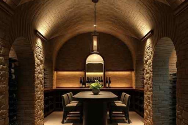 {"prompt":"professional architectural photography of a luxury underground wine cellar in a high-end rural residence cinematic lighting stone walls modern design elements sharp focus photorealistic interior architecture","originalPrompt":"professional architectural photography of a luxury underground wine cellar in a high-end rural residence cinematic lighting stone walls modern design elements sharp focus photorealistic interior architecture","width":512,"height":512,"seed":42,"model":"flux","safe":false,"quality":"medium","image":[],"transparent":false,"reasoning":"balanced","audio":true,"dimensionsExplicit":true,"isMature":false,"isChild":false,"trackingData":{"actualModel":"flux","usage":{"completionImageTokens":1,"totalTokenCount":1}}}