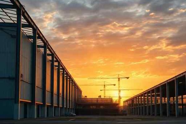 {"prompt":"professional architectural photography of a massive modern agricultural storage facility in brazil cinematic lighting steel and concrete structure sharp focus high-end industrial design photorealistic construction site in the background sunset warm glow meticulously organized site","originalPrompt":"professional architectural photography of a massive modern agricultural storage facility in brazil cinematic lighting steel and concrete structure sharp focus high-end industrial design photorealistic construction site in the background sunset warm glow meticulously organized site","width":512,"height":512,"seed":42,"model":"flux","safe":false,"quality":"medium","image":[],"transparent":false,"reasoning":"balanced","audio":true,"dimensionsExplicit":true,"isMature":false,"isChild":false,"trackingData":{"actualModel":"flux","usage":{"completionImageTokens":1,"totalTokenCount":1}}}