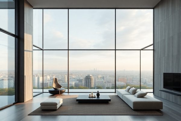 {"prompt":"professional architectural photography of a minimalist luxury living room with large glass windows overlooking an urban landscape cinematic lighting high-end residential design natural materials sharp focus photorealistic","originalPrompt":"professional architectural photography of a minimalist luxury living room with large glass windows overlooking an urban landscape cinematic lighting high-end residential design natural materials sharp focus photorealistic","seed":42,"model":"flux","enhance":false,"negative_prompt":"undefined","nofeed":false,"safe":false,"quality":"medium","image":[],"transparent":false,"reasoning":"balanced","audio":true,"width":1024,"height":1024,"dimensionsExplicit":false,"isMature":false,"isChild":false,"trackingData":{"actualModel":"flux","usage":{"completionImageTokens":1,"totalTokenCount":1}}}