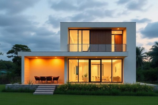 {"prompt":"professional architectural photography of a modern affordable residential house in brazilian rural landscape high-end residential design warm cinematic lighting sharp focus photorealistic minimalist elegant facade with natural materials and green surroundings","originalPrompt":"professional architectural photography of a modern affordable residential house in brazilian rural landscape high-end residential design warm cinematic lighting sharp focus photorealistic minimalist elegant facade with natural materials and green surroundings","seed":42,"model":"flux","safe":false,"quality":"medium","image":[],"transparent":false,"reasoning":"balanced","audio":true,"width":1024,"height":1024,"dimensionsExplicit":false,"isMature":false,"isChild":false,"trackingData":{"actualModel":"flux","usage":{"completionImageTokens":1,"totalTokenCount":1}}}