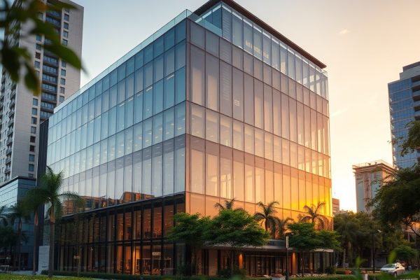 {"prompt":"professional architectural photography of a modern commercial building in a growing brazilian city high-end facade design with glass and steel elements cinematic lighting during golden hour sharp focus photorealistic environment surrounded by greenery","originalPrompt":"professional architectural photography of a modern commercial building in a growing brazilian city high-end facade design with glass and steel elements cinematic lighting during golden hour sharp focus photorealistic environment surrounded by greenery","seed":42,"model":"flux","safe":false,"quality":"medium","image":[],"transparent":false,"reasoning":"balanced","audio":true,"width":1024,"height":1024,"dimensionsExplicit":false,"has_nsfw_concept":false,"concept":null,"trackingData":{"actualModel":"flux","usage":{"completionImageTokens":1,"totalTokenCount":1}}}