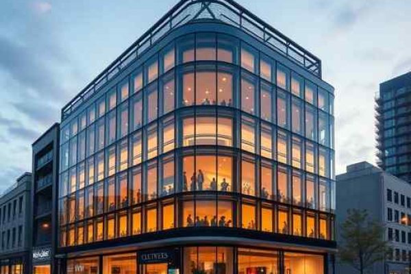 {"prompt":"professional architectural photography of a modern commercial corner building in a growing town high-end facade design with floor-to-ceiling glass panels sleek steel structures warm cinematic lighting at dusk photorealistic luxury estate aesthetic sharp focus urban planning style","originalPrompt":"professional architectural photography of a modern commercial corner building in a growing town high-end facade design with floor-to-ceiling glass panels sleek steel structures warm cinematic lighting at dusk photorealistic luxury estate aesthetic sharp focus urban planning style","width":512,"height":512,"seed":42,"model":"flux","safe":false,"quality":"medium","image":[],"transparent":false,"reasoning":"balanced","audio":true,"dimensionsExplicit":true,"isMature":false,"isChild":false,"trackingData":{"actualModel":"flux","usage":{"completionImageTokens":1,"totalTokenCount":1}}}