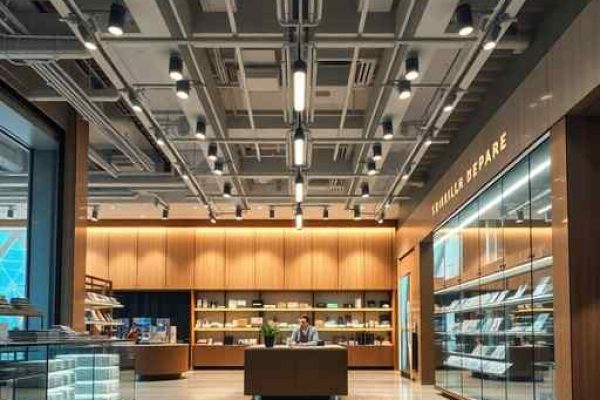 {"prompt":"professional architectural photography of a modern commercial store interior with sophisticated electrical lighting design high-end finishes showcasing modern construction materials cinematic lighting sharp focus photorealistic","originalPrompt":"professional architectural photography of a modern commercial store interior with sophisticated electrical lighting design high-end finishes showcasing modern construction materials cinematic lighting sharp focus photorealistic","width":512,"height":512,"seed":42,"model":"flux","safe":false,"quality":"medium","image":[],"transparent":false,"reasoning":"balanced","audio":true,"dimensionsExplicit":true,"isMature":false,"isChild":false,"trackingData":{"actualModel":"flux","usage":{"completionImageTokens":1,"totalTokenCount":1}}}