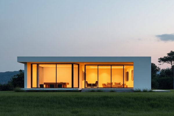 {"prompt":"professional architectural photography of a modern compact residential house in brazilian countryside landscape high-end minimalist design clean lines large glass windows warm cinematic lighting sharp focus photorealistic luxury estate exterior","originalPrompt":"professional architectural photography of a modern compact residential house in brazilian countryside landscape high-end minimalist design clean lines large glass windows warm cinematic lighting sharp focus photorealistic luxury estate exterior","seed":42,"model":"flux","safe":false,"quality":"medium","image":[],"transparent":false,"reasoning":"balanced","audio":true,"width":1024,"height":1024,"dimensionsExplicit":false,"has_nsfw_concept":false,"concept":null,"trackingData":{"actualModel":"flux","usage":{"completionImageTokens":1,"totalTokenCount":1}}}
