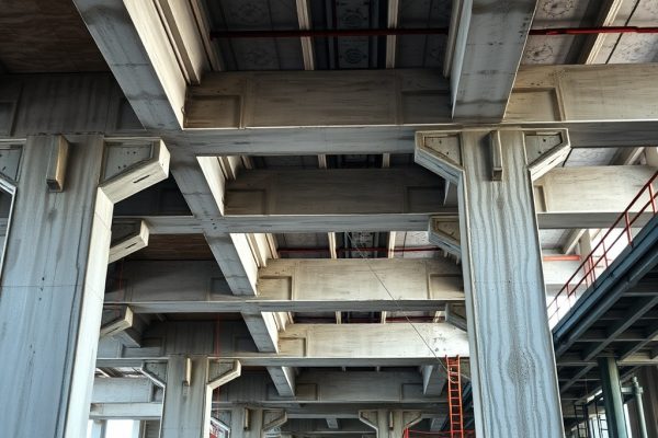 {"prompt":"professional architectural photography of a modern construction site featuring exposed reinforced concrete beams and precise structural steel connections high-end engineering environment cinematic lighting sharp focus photorealistic blueprint details in the background","originalPrompt":"professional architectural photography of a modern construction site featuring exposed reinforced concrete beams and precise structural steel connections high-end engineering environment cinematic lighting sharp focus photorealistic blueprint details in the background","seed":42,"model":"flux","safe":false,"quality":"medium","image":[],"transparent":false,"reasoning":"balanced","audio":true,"width":1024,"height":1024,"dimensionsExplicit":false,"has_nsfw_concept":false,"concept":null,"trackingData":{"actualModel":"flux","usage":{"completionImageTokens":1,"totalTokenCount":1}}}