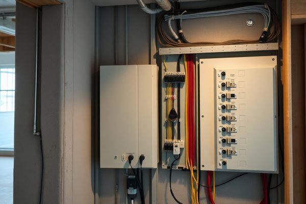 {"prompt":"professional architectural photography of a modern construction site focusing on an organized electrical panel installation high-end residential design context cinematic lighting sharp focus photorealistic detailed electrical wiring and safety switches","originalPrompt":"professional architectural photography of a modern construction site focusing on an organized electrical panel installation high-end residential design context cinematic lighting sharp focus photorealistic detailed electrical wiring and safety switches","seed":42,"model":"flux","safe":false,"quality":"medium","image":[],"transparent":false,"reasoning":"balanced","audio":true,"width":1024,"height":1024,"dimensionsExplicit":false,"has_nsfw_concept":false,"concept":null,"trackingData":{"actualModel":"flux","usage":{"completionImageTokens":1,"totalTokenCount":1}}}