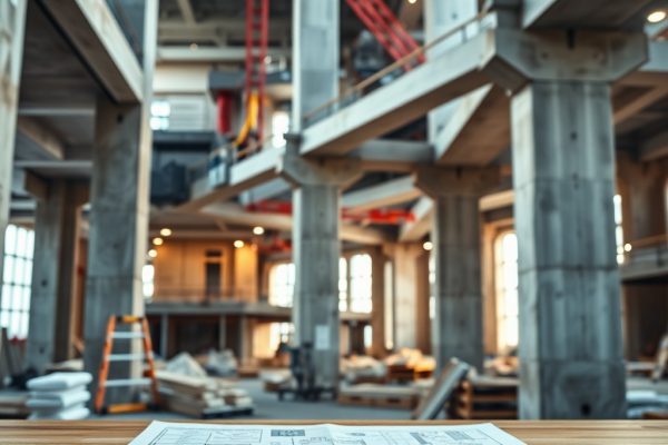 {"prompt":"professional architectural photography of a modern construction site focusing on structural masonry details and reinforced concrete columns high-end engineering environment cinematic lighting sharp focus photorealistic blueprint on a wooden table in the foreground luxury urban development concept","originalPrompt":"professional architectural photography of a modern construction site focusing on structural masonry details and reinforced concrete columns high-end engineering environment cinematic lighting sharp focus photorealistic blueprint on a wooden table in the foreground luxury urban development concept","seed":42,"model":"flux","safe":false,"quality":"medium","image":[],"transparent":false,"reasoning":"balanced","audio":true,"width":1024,"height":1024,"dimensionsExplicit":false,"has_nsfw_concept":false,"concept":null,"trackingData":{"actualModel":"flux","usage":{"completionImageTokens":1,"totalTokenCount":1}}}