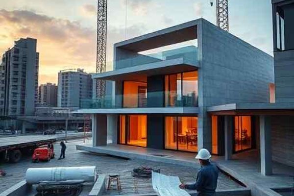 {"prompt":"professional architectural photography of a modern construction site in a growing brazilian city showcasing high-end residential design and structured planning with engineers reviewing blueprints cinematic lighting sharp focus photorealistic luxury estate development","originalPrompt":"professional architectural photography of a modern construction site in a growing brazilian city showcasing high-end residential design and structured planning with engineers reviewing blueprints cinematic lighting sharp focus photorealistic luxury estate development","width":512,"height":512,"seed":42,"model":"flux","safe":false,"quality":"medium","image":[],"transparent":false,"reasoning":"balanced","audio":true,"dimensionsExplicit":true,"has_nsfw_concept":false,"concept":null,"trackingData":{"actualModel":"flux","usage":{"completionImageTokens":1,"totalTokenCount":1}}}