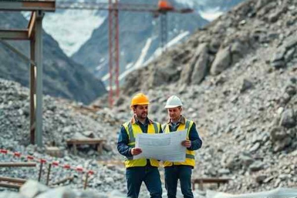 {"prompt":"professional architectural photography of a modern construction site in a mountainous region with rocky terrain engineers reviewing blueprints with high-end structural steel and reinforced concrete elements cinematic lighting sharp focus photorealistic mountain landscape background","originalPrompt":"professional architectural photography of a modern construction site in a mountainous region with rocky terrain engineers reviewing blueprints with high-end structural steel and reinforced concrete elements cinematic lighting sharp focus photorealistic mountain landscape background","width":512,"height":512,"seed":42,"model":"flux","safe":false,"quality":"medium","image":[],"transparent":false,"reasoning":"balanced","audio":true,"dimensionsExplicit":true,"isMature":false,"isChild":false,"trackingData":{"actualModel":"flux","usage":{"completionImageTokens":1,"totalTokenCount":1}}}