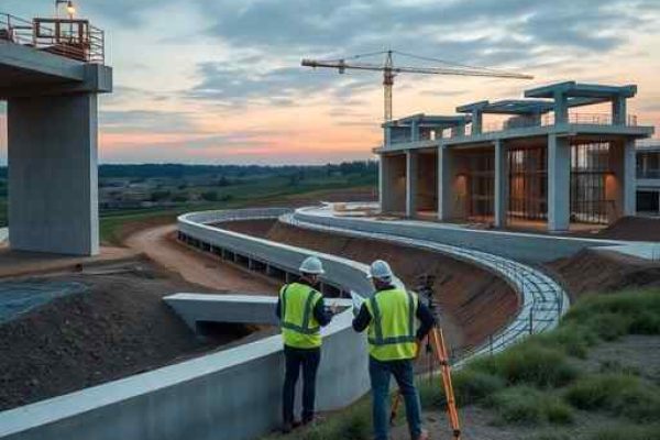 {"prompt":"professional architectural photography of a modern construction site in a rural landscape showing advanced drainage infrastructure with concrete structures and steel reinforcement high-end civil engineering project cinematic lighting sharp focus photorealistic surveyors reviewing blueprints at dusk","originalPrompt":"professional architectural photography of a modern construction site in a rural landscape showing advanced drainage infrastructure with concrete structures and steel reinforcement high-end civil engineering project cinematic lighting sharp focus photorealistic surveyors reviewing blueprints at dusk","width":512,"height":512,"seed":42,"model":"flux","safe":false,"quality":"medium","image":[],"transparent":false,"reasoning":"balanced","audio":true,"dimensionsExplicit":true,"isMature":false,"isChild":false,"trackingData":{"actualModel":"flux","usage":{"completionImageTokens":1,"totalTokenCount":1}}}