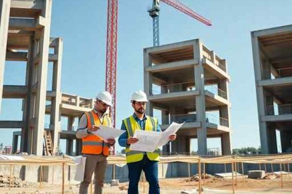 {"prompt":"professional architectural photography of a modern construction site in brazil, engineers reviewing detailed structural blueprints, high-end residential foundation work, cinematic lighting, sharp focus, photorealistic, concrete and steel structures under clear daylight","originalPrompt":"professional architectural photography of a modern construction site in brazil, engineers reviewing detailed structural blueprints, high-end residential foundation work, cinematic lighting, sharp focus, photorealistic, concrete and steel structures under clear daylight","width":512,"height":512,"seed":42,"model":"flux","safe":false,"quality":"medium","image":[],"transparent":false,"reasoning":"balanced","audio":true,"dimensionsExplicit":true,"isMature":false,"isChild":false,"trackingData":{"actualModel":"flux","usage":{"completionImageTokens":1,"totalTokenCount":1}}}