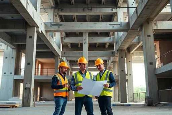 {"prompt":"professional architectural photography of a modern construction site in brazil showing engineers reviewing blueprints of residential geminados with exposed concrete structures and steel beams sharp focus cinematic lighting high-end technical execution photorealistic","originalPrompt":"professional architectural photography of a modern construction site in brazil showing engineers reviewing blueprints of residential geminados with exposed concrete structures and steel beams sharp focus cinematic lighting high-end technical execution photorealistic","width":512,"height":512,"seed":42,"model":"flux","safe":false,"quality":"medium","image":[],"transparent":false,"reasoning":"balanced","audio":true,"dimensionsExplicit":true,"isMature":false,"isChild":false,"trackingData":{"actualModel":"flux","usage":{"completionImageTokens":1,"totalTokenCount":1}}}
