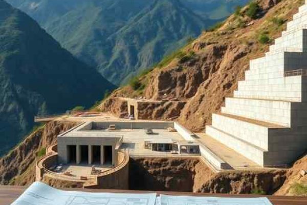 {"prompt":"professional architectural photography of a modern construction site on a steep mountain slope in Brazil showcasing deep foundation structures high-end engineering plans spread on a table cinematic lighting sharp focus photorealistic concrete retaining walls mountainous scenery in the background","originalPrompt":"professional architectural photography of a modern construction site on a steep mountain slope in Brazil showcasing deep foundation structures high-end engineering plans spread on a table cinematic lighting sharp focus photorealistic concrete retaining walls mountainous scenery in the background","width":512,"height":512,"seed":42,"model":"flux","safe":false,"quality":"medium","image":[],"transparent":false,"reasoning":"balanced","audio":true,"dimensionsExplicit":true,"isMature":false,"isChild":false,"trackingData":{"actualModel":"flux","usage":{"completionImageTokens":1,"totalTokenCount":1}}}