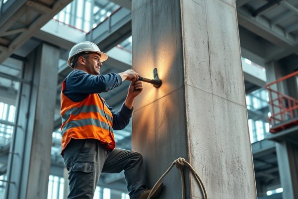 {"prompt":"professional architectural photography of a modern construction site showing a structural engineer using a rebound hammer on a high-end concrete column cinematic lighting sharp focus photorealistic industrial design details concrete and steel structures organized site","originalPrompt":"professional architectural photography of a modern construction site showing a structural engineer using a rebound hammer on a high-end concrete column cinematic lighting sharp focus photorealistic industrial design details concrete and steel structures organized site","seed":42,"model":"flux","safe":false,"quality":"medium","image":[],"transparent":false,"reasoning":"balanced","audio":true,"width":1024,"height":1024,"dimensionsExplicit":false,"has_nsfw_concept":false,"concept":null,"trackingData":{"actualModel":"flux","usage":{"completionImageTokens":1,"totalTokenCount":1}}}
