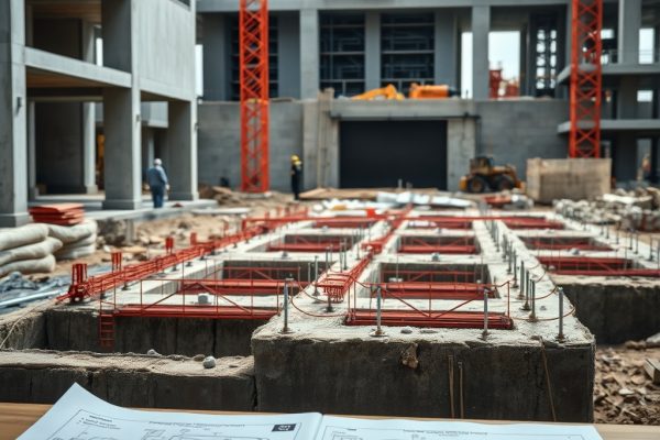{"prompt":"professional architectural photography of a modern construction site showing reinforced concrete foundation footings being prepared with precision steel rebar cages structural engineering plans spread on a table in the foreground cinematic lighting sharp focus photorealistic high-end engineering site","originalPrompt":"professional architectural photography of a modern construction site showing reinforced concrete foundation footings being prepared with precision steel rebar cages structural engineering plans spread on a table in the foreground cinematic lighting sharp focus photorealistic high-end engineering site","seed":42,"model":"flux","safe":false,"quality":"medium","image":[],"transparent":false,"reasoning":"balanced","audio":true,"width":1024,"height":1024,"dimensionsExplicit":false,"has_nsfw_concept":false,"concept":null,"trackingData":{"actualModel":"flux","usage":{"completionImageTokens":1,"totalTokenCount":1}}}