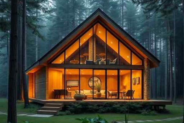{"prompt":"professional architectural photography of a modern eco-friendly cabin in a dense forest setting, high-end residential design, floor-to-ceiling glass facade, warm cinematic lighting, luxury wooden structure, sharp focus, photorealistic, integrated with nature","originalPrompt":"professional architectural photography of a modern eco-friendly cabin in a dense forest setting, high-end residential design, floor-to-ceiling glass facade, warm cinematic lighting, luxury wooden structure, sharp focus, photorealistic, integrated with nature","width":512,"height":512,"seed":42,"model":"flux","safe":false,"quality":"medium","image":[],"transparent":false,"reasoning":"balanced","audio":true,"dimensionsExplicit":true,"isMature":false,"isChild":false,"trackingData":{"actualModel":"flux","usage":{"completionImageTokens":1,"totalTokenCount":1}}}
