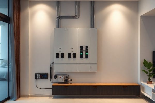 {"prompt":"professional architectural photography of a modern electrical distribution panel integrated into a luxury minimalist residential interior high-end smart home automation setup with cinematic lighting sharp focus photorealistic design","originalPrompt":"professional architectural photography of a modern electrical distribution panel integrated into a luxury minimalist residential interior high-end smart home automation setup with cinematic lighting sharp focus photorealistic design","seed":42,"model":"flux","safe":false,"quality":"medium","image":[],"transparent":false,"reasoning":"balanced","audio":true,"width":1024,"height":1024,"dimensionsExplicit":false,"isMature":false,"isChild":false,"trackingData":{"actualModel":"flux","usage":{"completionImageTokens":1,"totalTokenCount":1}}}