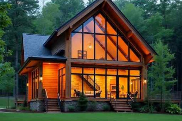 {"prompt":"professional architectural photography of a modern engineered timber house in the mountains of Anitapolis SC high-end residential design warm cinematic lighting floor to ceiling glass panels luxury estate exterior sharp focus photorealistic lush green forest background","originalPrompt":"professional architectural photography of a modern engineered timber house in the mountains of Anitapolis SC high-end residential design warm cinematic lighting floor to ceiling glass panels luxury estate exterior sharp focus photorealistic lush green forest background","width":512,"height":512,"seed":42,"model":"flux","safe":false,"quality":"medium","image":[],"transparent":false,"reasoning":"balanced","audio":true,"dimensionsExplicit":true,"isMature":false,"isChild":false,"trackingData":{"actualModel":"flux","usage":{"completionImageTokens":1,"totalTokenCount":1}}}
