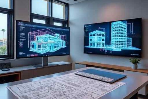 {"prompt":"professional architectural photography of a modern engineering office in Porto Alegre showing large digital displays with complex BIM fire protection models and technical blueprints high-end residential design context cinematic lighting sharp focus photorealistic fire safety engineering plans on a sleek desk","originalPrompt":"professional architectural photography of a modern engineering office in Porto Alegre showing large digital displays with complex BIM fire protection models and technical blueprints high-end residential design context cinematic lighting sharp focus photorealistic fire safety engineering plans on a sleek desk","width":512,"height":512,"seed":42,"model":"flux","safe":false,"quality":"medium","image":[],"transparent":false,"reasoning":"balanced","audio":true,"dimensionsExplicit":true,"has_nsfw_concept":false,"concept":null,"trackingData":{"actualModel":"flux","usage":{"completionImageTokens":1,"totalTokenCount":1}}}