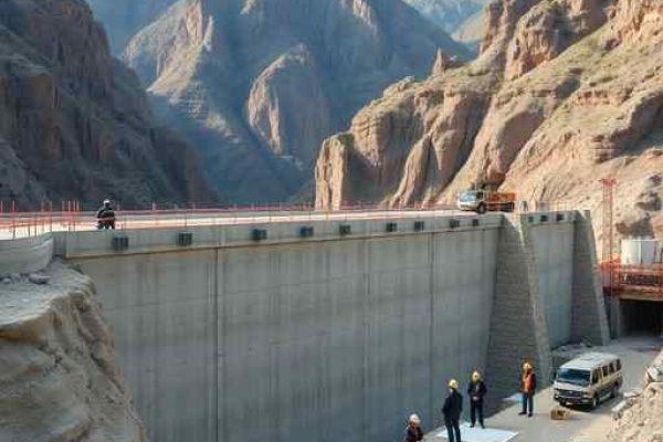 {"prompt":"professional architectural photography of a modern engineering project in a mountainous region with steep canyon cliffs in the background showing a highly detailed concrete retaining wall and an organized construction site with engineers reviewing blueprints cinematic lighting sharp focus photorealistic high-end civil engineering landscape","originalPrompt":"professional architectural photography of a modern engineering project in a mountainous region with steep canyon cliffs in the background showing a highly detailed concrete retaining wall and an organized construction site with engineers reviewing blueprints cinematic lighting sharp focus photorealistic high-end civil engineering landscape","width":512,"height":512,"seed":42,"model":"flux","safe":false,"quality":"medium","image":[],"transparent":false,"reasoning":"balanced","audio":true,"dimensionsExplicit":true,"isMature":false,"isChild":false,"trackingData":{"actualModel":"flux","usage":{"completionImageTokens":1,"totalTokenCount":1}}}