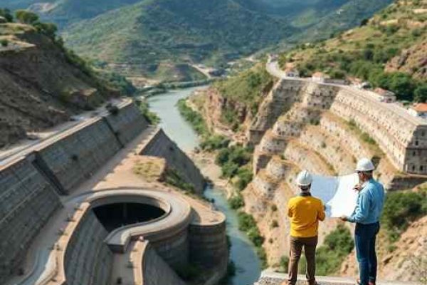 {"prompt":"professional architectural photography of a modern engineering site in brazil showing advanced drainage systems and retaining walls near a river valley engineers reviewing technical blueprints with a scenic hilly background cinematic lighting sharp focus photorealistic high-end infrastructure design","originalPrompt":"professional architectural photography of a modern engineering site in brazil showing advanced drainage systems and retaining walls near a river valley engineers reviewing technical blueprints with a scenic hilly background cinematic lighting sharp focus photorealistic high-end infrastructure design","width":512,"height":512,"seed":42,"model":"flux","safe":false,"quality":"medium","image":[],"transparent":false,"reasoning":"balanced","audio":true,"dimensionsExplicit":true,"isMature":false,"isChild":false,"trackingData":{"actualModel":"flux","usage":{"completionImageTokens":1,"totalTokenCount":1}}}