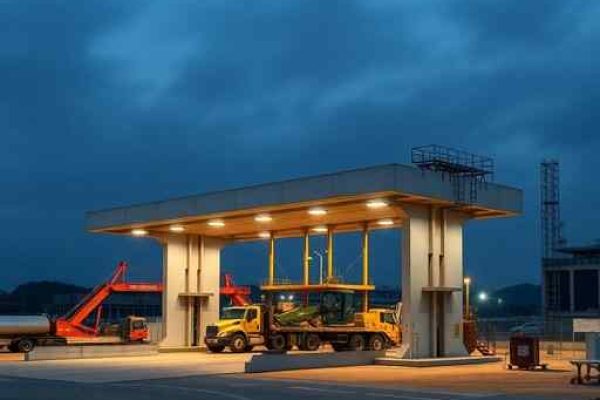 {"prompt":"professional architectural photography of a modern heavy-duty industrial highway weighing station in brazil high-end civil engineering execution cinematic lighting sharp focus photorealistic concrete and steel structures organized construction site high resolution","originalPrompt":"professional architectural photography of a modern heavy-duty industrial highway weighing station in brazil high-end civil engineering execution cinematic lighting sharp focus photorealistic concrete and steel structures organized construction site high resolution","width":512,"height":512,"seed":42,"model":"flux","safe":false,"quality":"medium","image":[],"transparent":false,"reasoning":"balanced","audio":true,"dimensionsExplicit":true,"isMature":false,"isChild":false,"trackingData":{"actualModel":"flux","usage":{"completionImageTokens":1,"totalTokenCount":1}}}