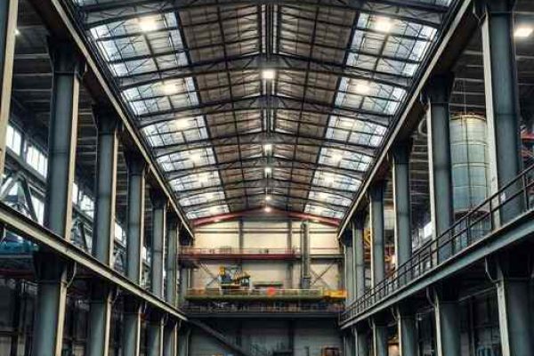 {"prompt":"professional architectural photography of a modern heavy metal industrial facility high-end structural steel design sharp focus photorealistic cinematic lighting large span industrial architecture with modern concrete and steel materials","originalPrompt":"professional architectural photography of a modern heavy metal industrial facility high-end structural steel design sharp focus photorealistic cinematic lighting large span industrial architecture with modern concrete and steel materials","width":512,"height":512,"seed":42,"model":"flux","safe":false,"quality":"medium","image":[],"transparent":false,"reasoning":"balanced","audio":true,"dimensionsExplicit":true,"isMature":false,"isChild":false,"trackingData":{"actualModel":"flux","usage":{"completionImageTokens":1,"totalTokenCount":1}}}