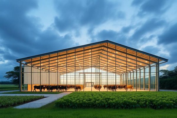 {"prompt":"professional architectural photography of a modern high-end agricultural facility in southern brazil cinematic lighting sharp focus photorealistic structural design with steel and glass integration lush green surroundings","originalPrompt":"professional architectural photography of a modern high-end agricultural facility in southern brazil cinematic lighting sharp focus photorealistic structural design with steel and glass integration lush green surroundings","seed":42,"model":"flux","safe":false,"quality":"medium","image":[],"transparent":false,"reasoning":"balanced","audio":true,"width":1024,"height":1024,"dimensionsExplicit":false,"isMature":false,"isChild":false,"trackingData":{"actualModel":"flux","usage":{"completionImageTokens":1,"totalTokenCount":1}}}